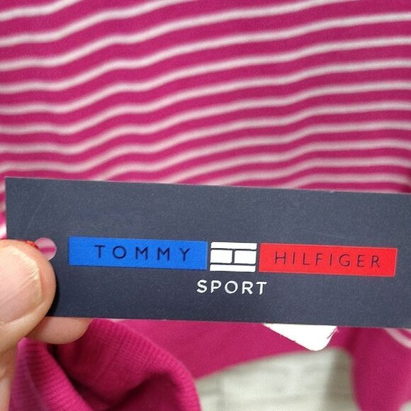 Tommy Hilfiger Pink Striped Women's Top - Picture 4 of 4